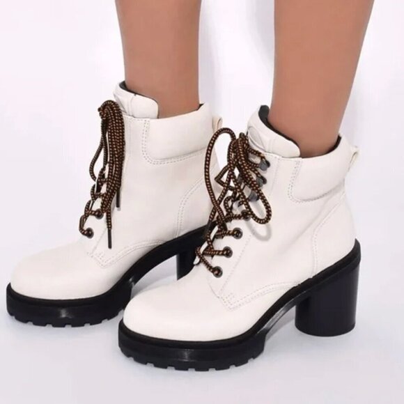 Marc‎ Jacobs Crosby Ankle Hiking Leather Boots 7.5 37.5 - Picture 16 of 16